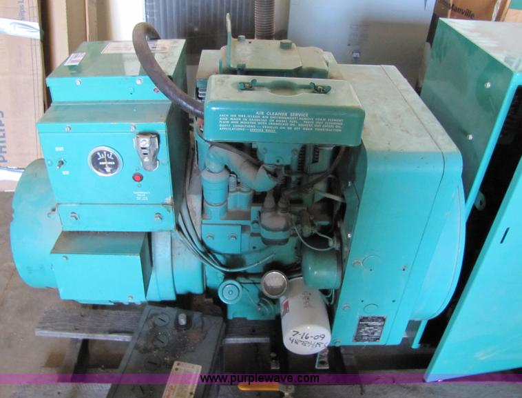 image for item 4703 Onan generator with transfer switch