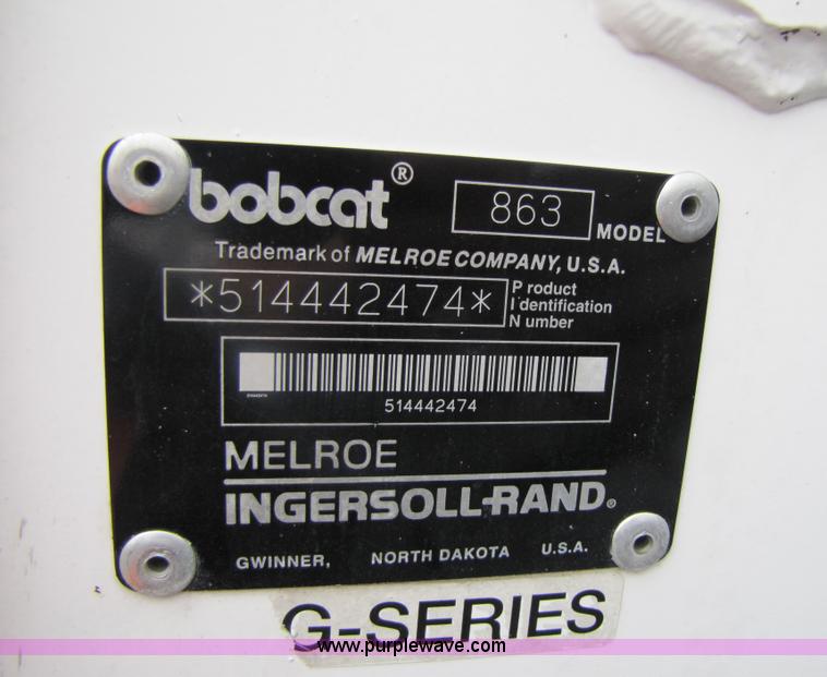 image for item 5226 2000 Bobcat G863H skid steer