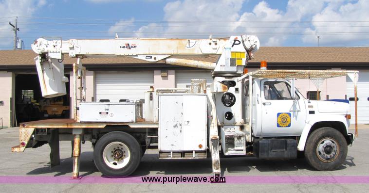 image for item 5228 1988 Chevrolet C70 bucket truck with winch
