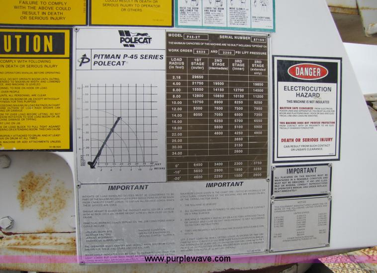 image for item 5228 1988 Chevrolet C70 bucket truck with winch