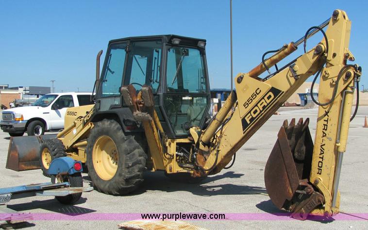 image for item 6282 1992 Ford 555C backhoe