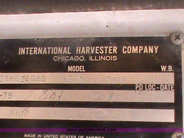 image for item 1000 1980 International 1824 dump truck