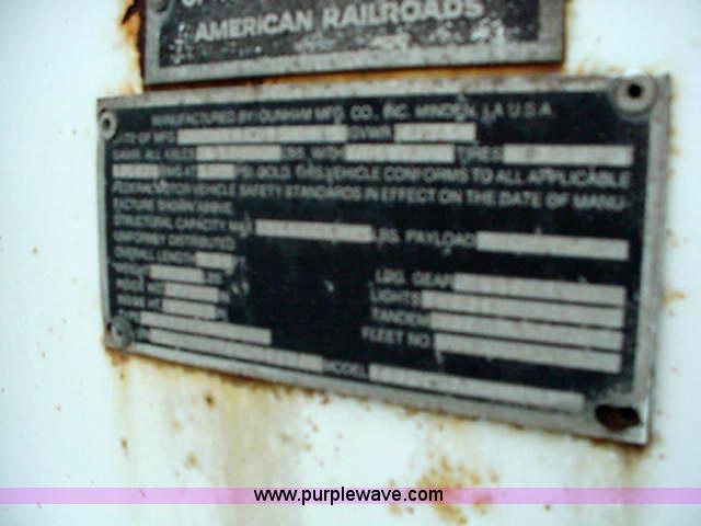 image for item 1305 1984 Dunham 45' semi trailer