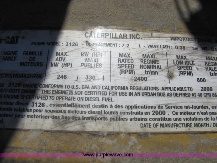 image for item 2476 2001 GMC C6500 Hercules box truck