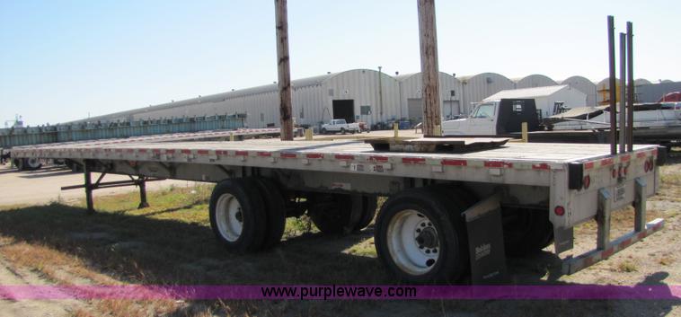 image for item 5141 1998 Wilson 48' flatbed trailer
