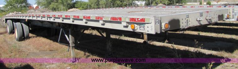 image for item 5142 1998 Wilson 48" flatbed trailer