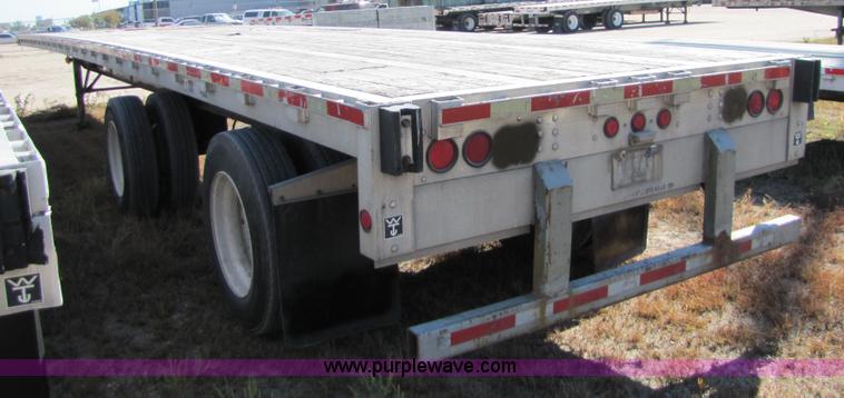 image for item 5142 1998 Wilson 48" flatbed trailer