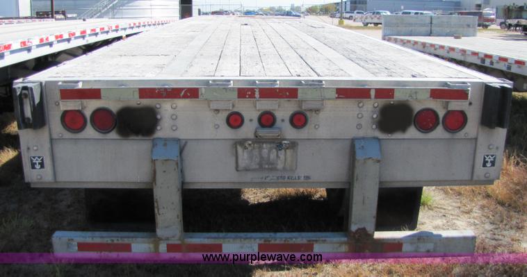 image for item 5142 1998 Wilson 48" flatbed trailer