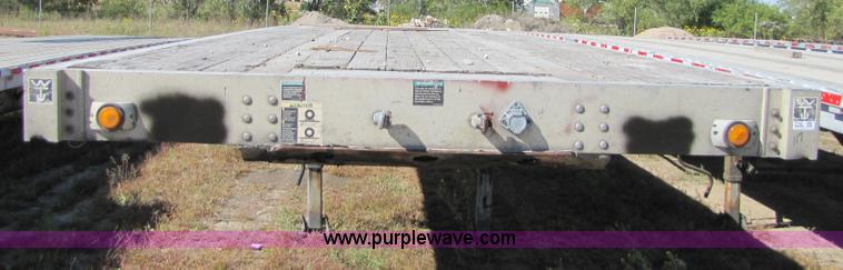 image for item 5142 1998 Wilson 48" flatbed trailer