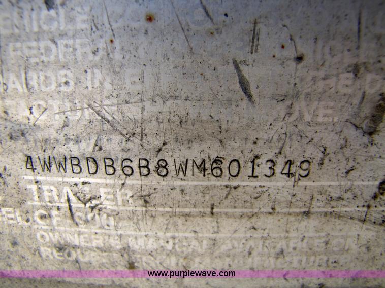 image for item 5142 1998 Wilson 48" flatbed trailer