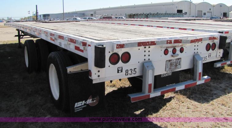 image for item 5143 1995 Wilson 48' flatbed trailer