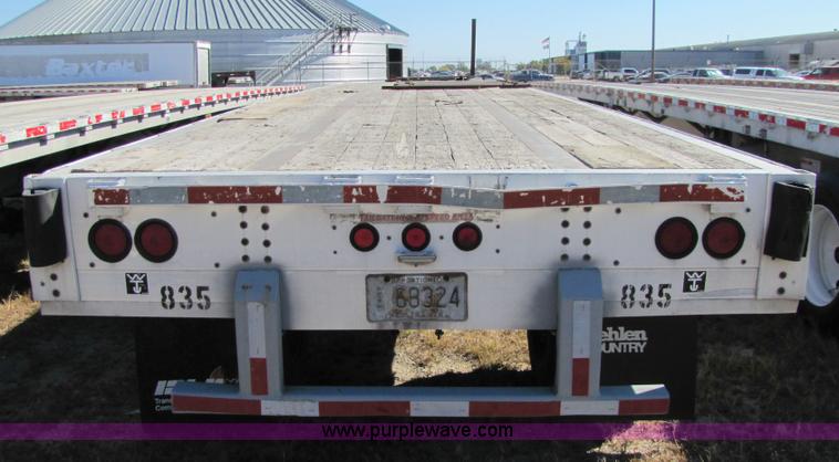 image for item 5143 1995 Wilson 48' flatbed trailer