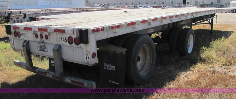 image for item 5144 1998 Wilson 48' flatbed trailer