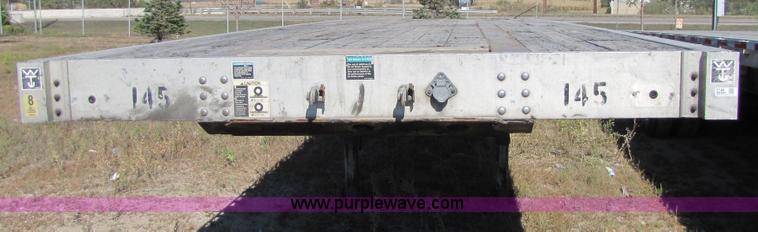 image for item 5144 1998 Wilson 48' flatbed trailer