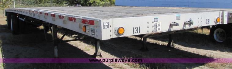 image for item 5146 1998 Wilson 48' flatbed trailer