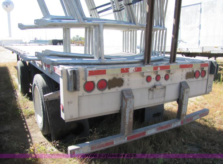 image for item 5148 1998 Wilson 48' flatbed trailer