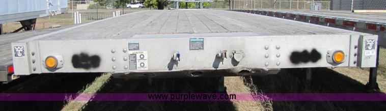 image for item 5148 1998 Wilson 48' flatbed trailer