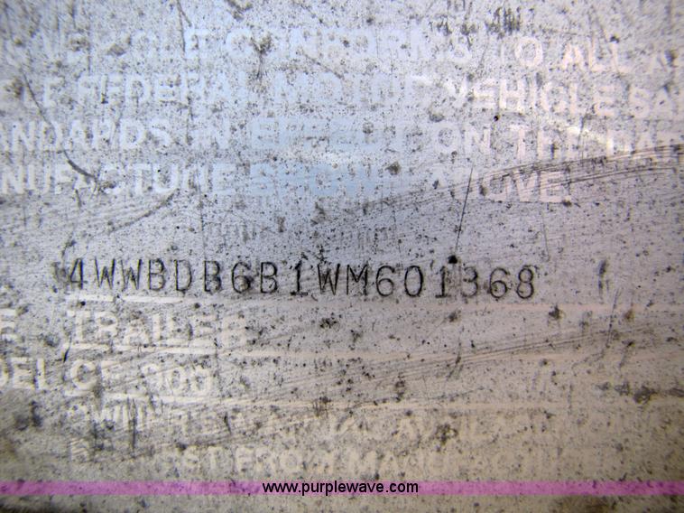 image for item 5148 1998 Wilson 48' flatbed trailer