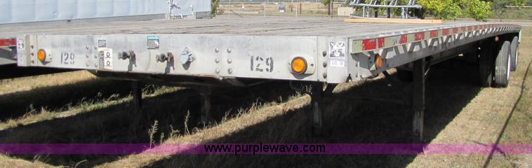 image for item 5149 1998 Wilson 48' flatbed trailer