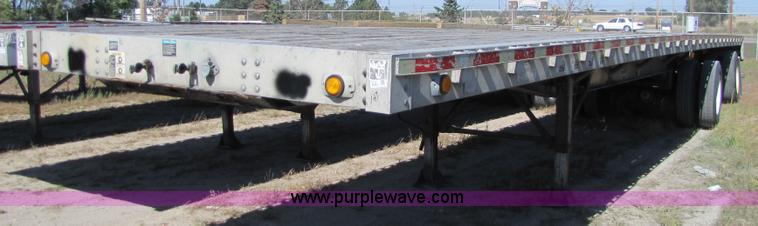 image for item 5151 1998 Wilson 48' flatbed trailer