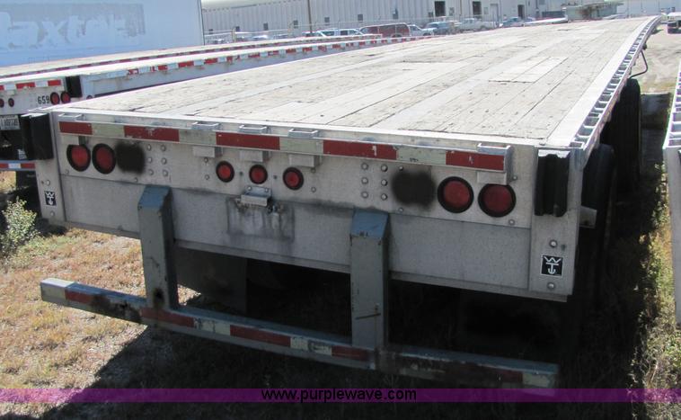 image for item 5151 1998 Wilson 48' flatbed trailer