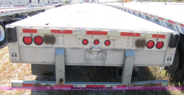 image for item 5151 1998 Wilson 48' flatbed trailer