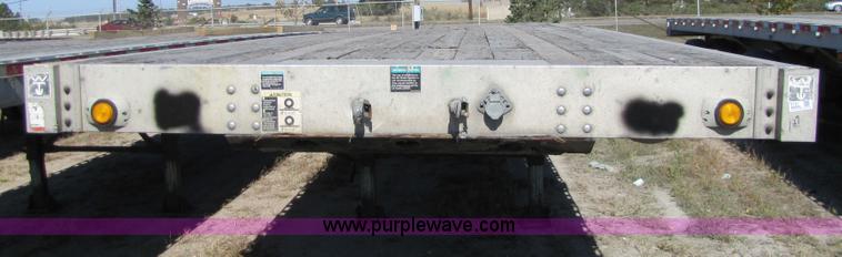 image for item 5151 1998 Wilson 48' flatbed trailer