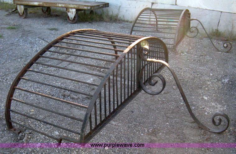 image for item 8006 (2) steel architectural decor grates