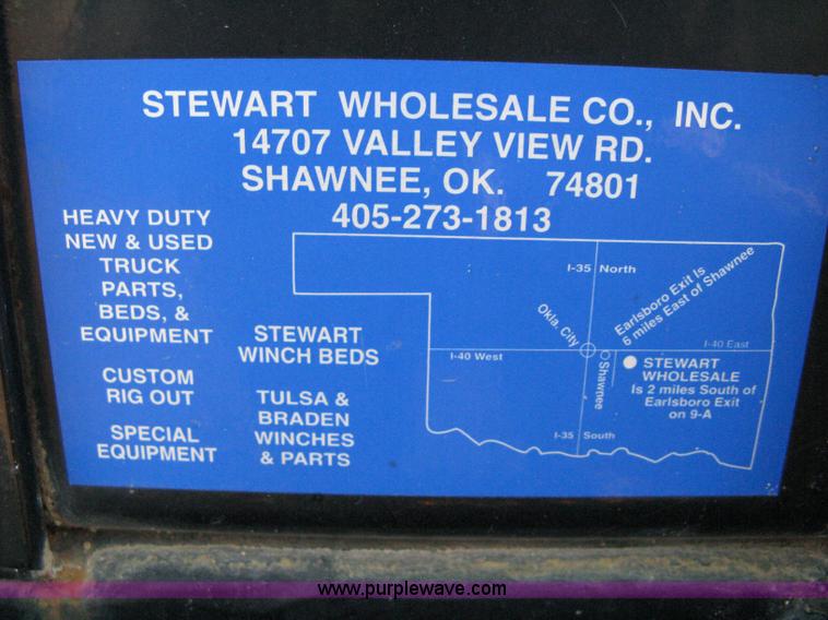 image for item 8022 Stewart Wholesale Co. dump bed