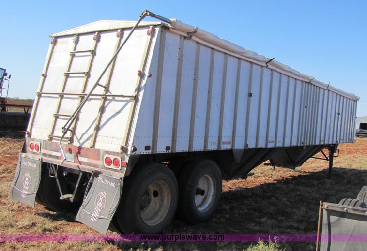 image for item 3453 1982 Merritt 42' hopper trailer