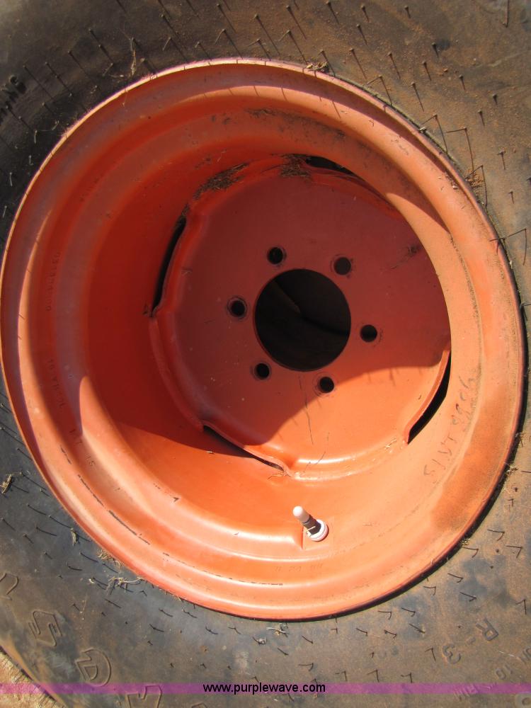 image for item 3457 (2) new 13.6-16 turf tires on rims