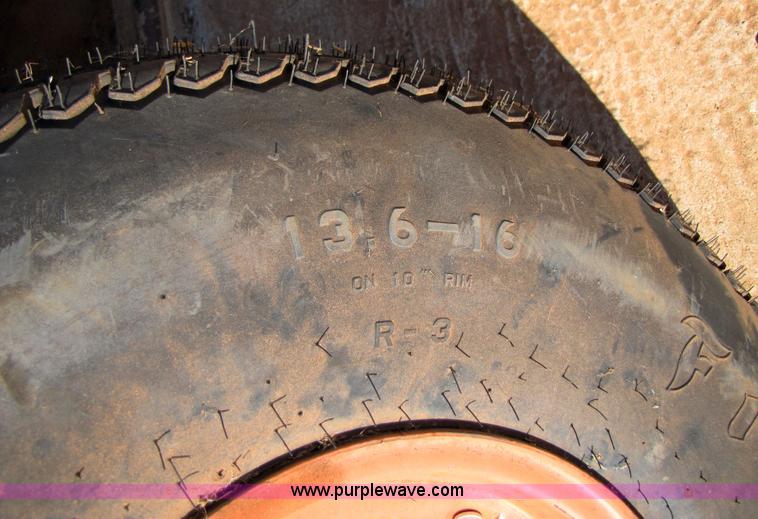 image for item 3457 (2) new 13.6-16 turf tires on rims