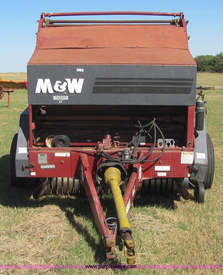 image for item 6621 M&W 5596 round baler
