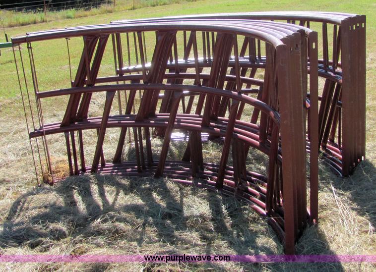 image for item 6623 (4) new 8' round bale feeders