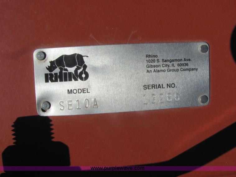 image for item 6635 Rhino SE10A 10' mower