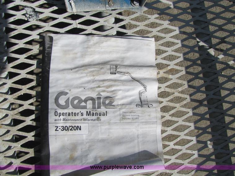 image for item 5276 2005 Genie Z-30/20N-RJ electric articulating boom lift