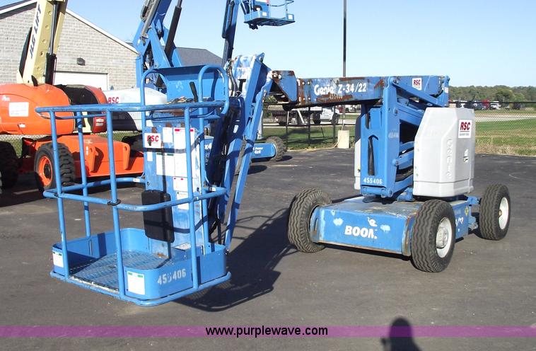 image for item 5952 2003 Genie Z-34/22 electric boom lift