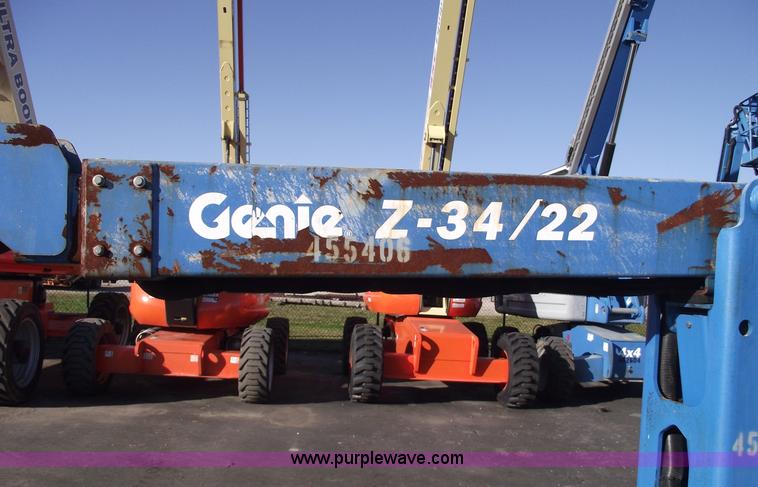 image for item 5952 2003 Genie Z-34/22 electric boom lift