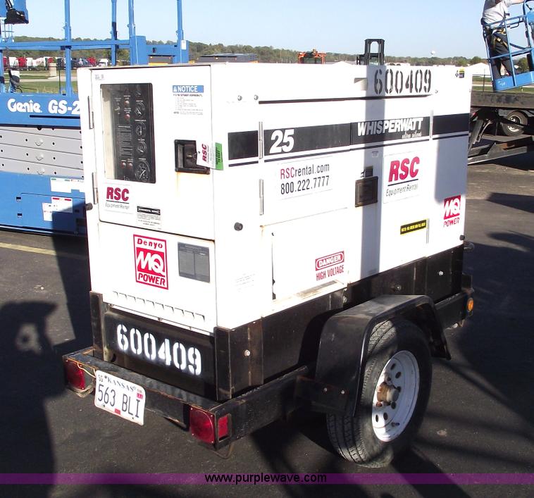Multiquip Whisperwatt 25kw towable generator in Collinsville, IL