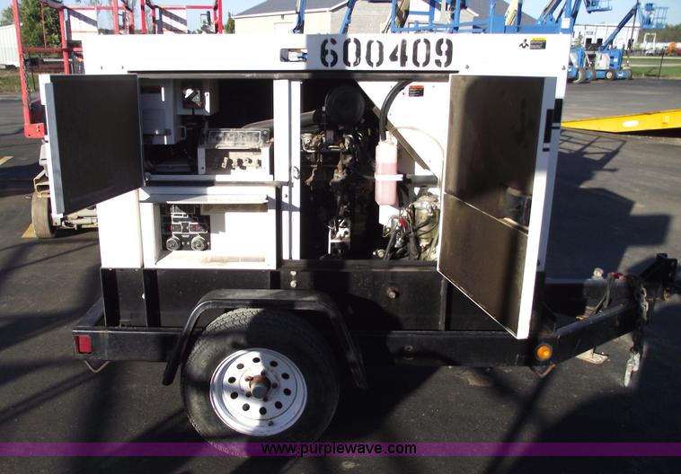 image for item 5953 Multiquip Whisperwatt 25kw tow-able generator