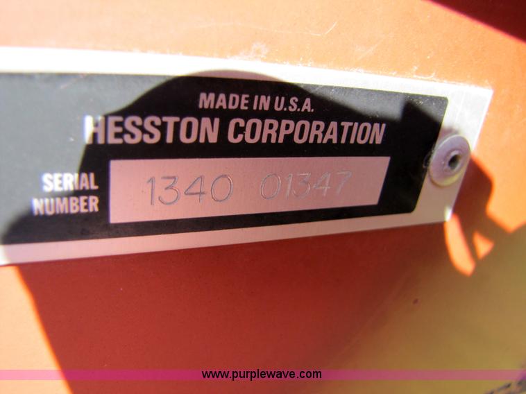 image for item 5155 Hesston 1340 13' disk mower