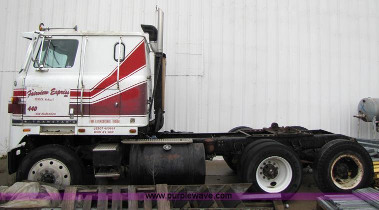 image for item 5262 1980 International Transtar II cab over semi truck