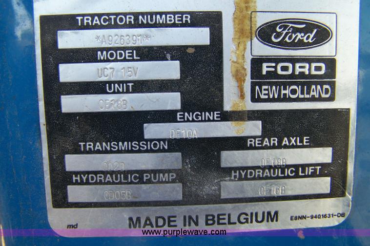 image for item 7400 1990 Ford 8630 tractor with loader