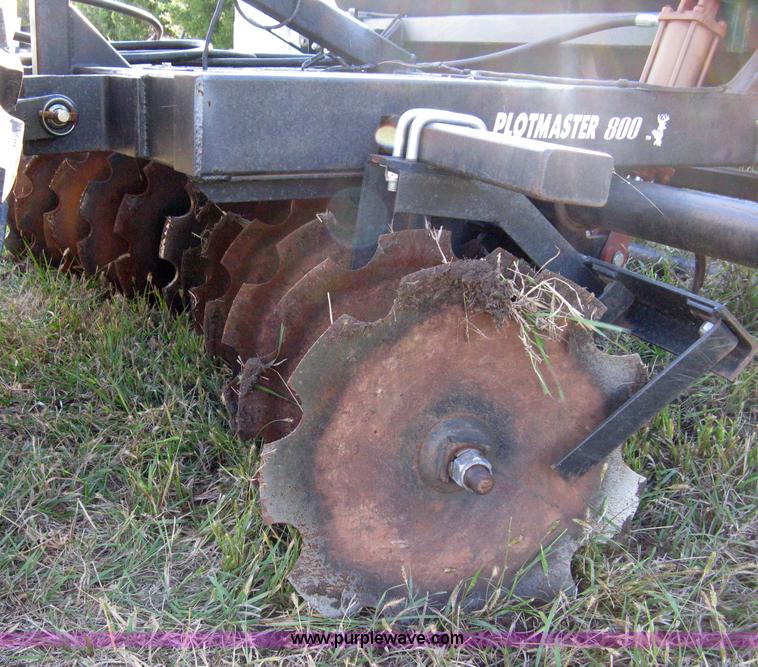 image for item 8027 Plot Master 800 feed plot drill with 93.5" fold-down roller/compactor attachemnt