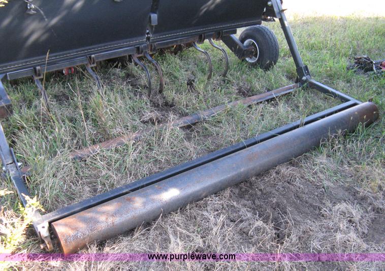 image for item 8027 Plot Master 800 feed plot drill with 93.5" fold-down roller/compactor attachemnt