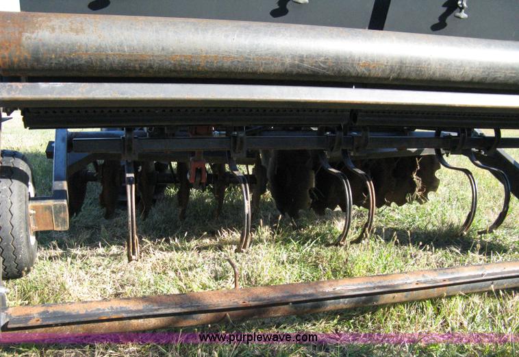 image for item 8027 Plot Master 800 feed plot drill with 93.5" fold-down roller/compactor attachemnt