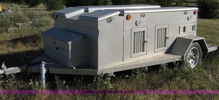 image for item 8028 CSS Creative Sports Supply field trial competition dog trailer