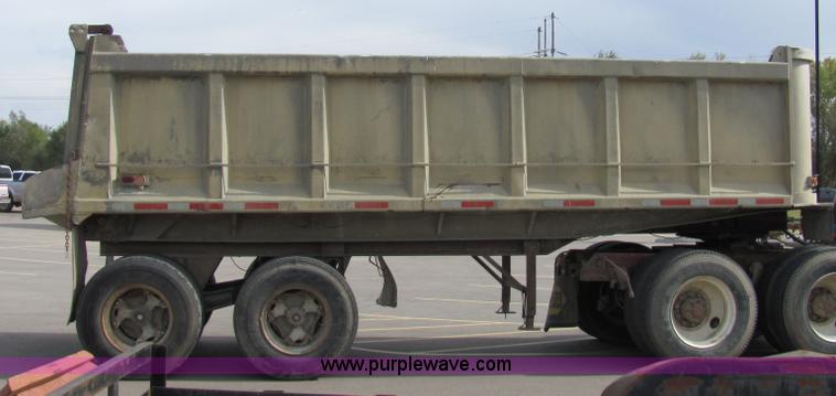 image for item 2104 1967 TEC 24' aluminum dump bed trailer