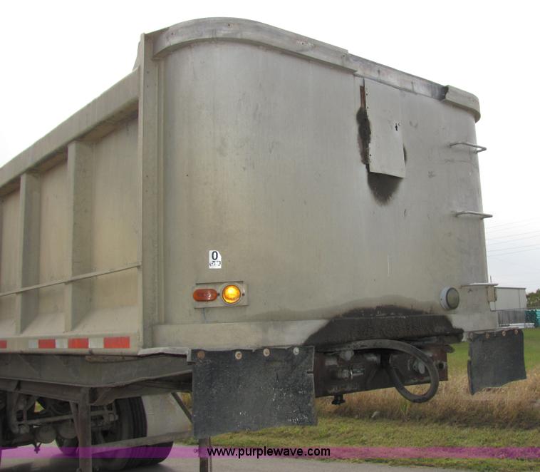 image for item 2104 1967 TEC 24' aluminum dump bed trailer