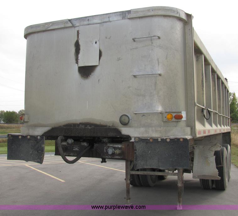 image for item 2104 1967 TEC 24' aluminum dump bed trailer